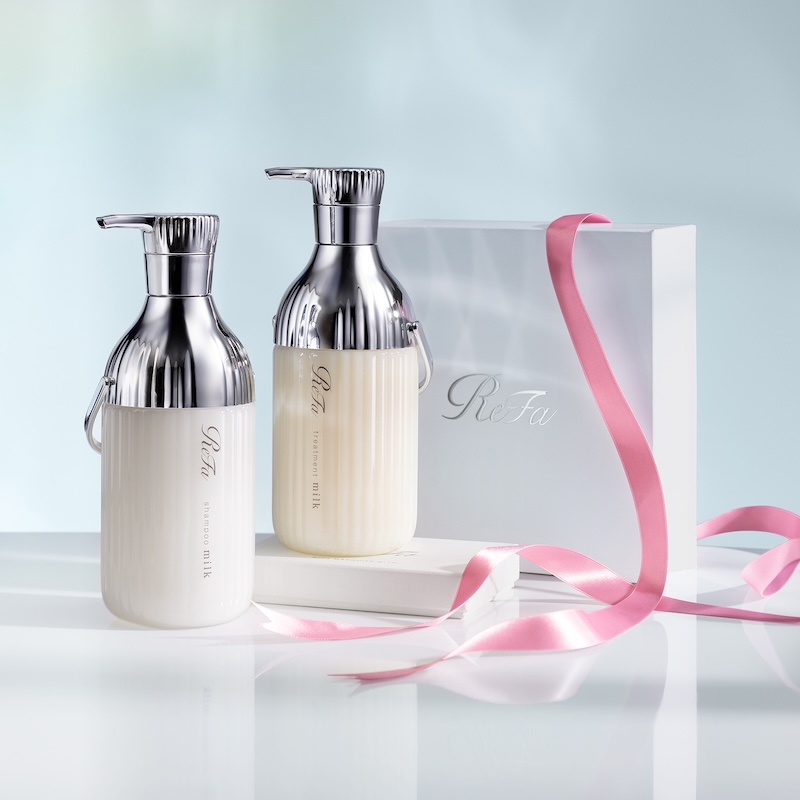 【ReFaギフトラッピングセット S】リファミルクプロテインシャンプー & トリートメント セット