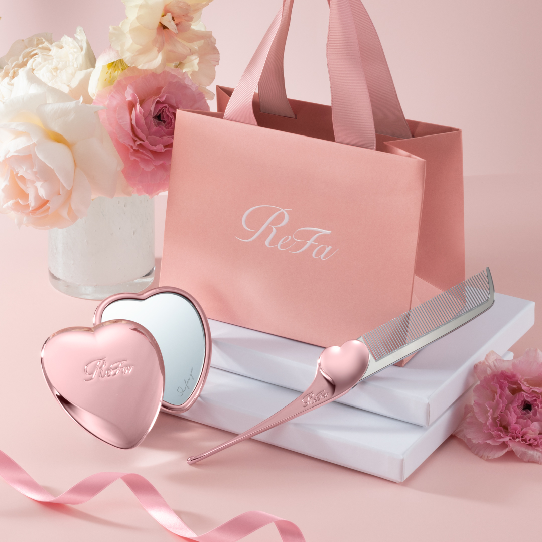 リファハートコーム アイラ（ローズゴールド）＆ リファハートミラー（ローズゴールド）＆ ReFa ショッパー ワイドSS 2026spring