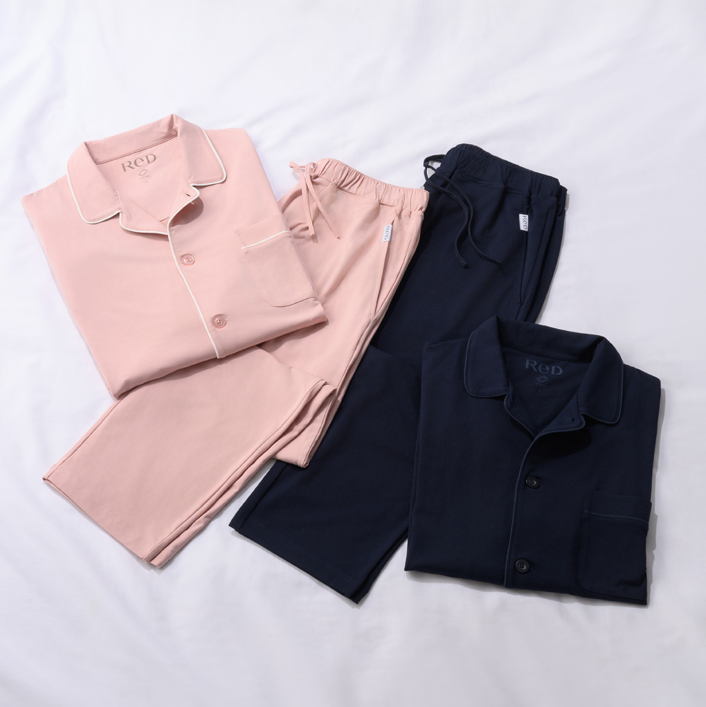 スリープ 前開き長袖 &ロングパンツ