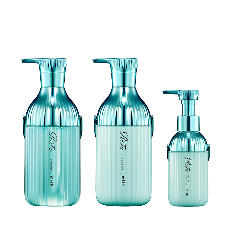 リファミルクプロテインシャンプー ＆ トリートメント ＆ アウトバストリートメントストレートセット