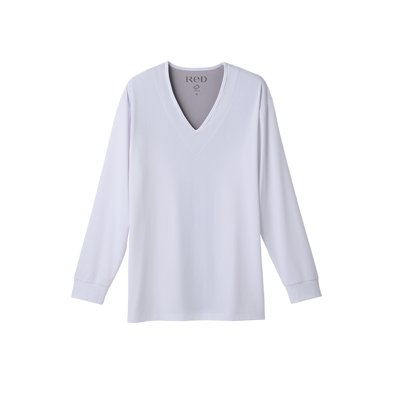 【男性用】 ReD Vネックインナー長袖 肩コリ改善