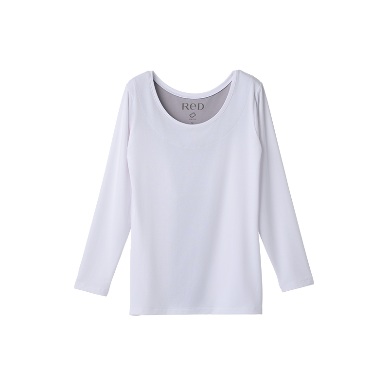 【女性用】 ReD Uネックインナー長袖 肩コリ改善