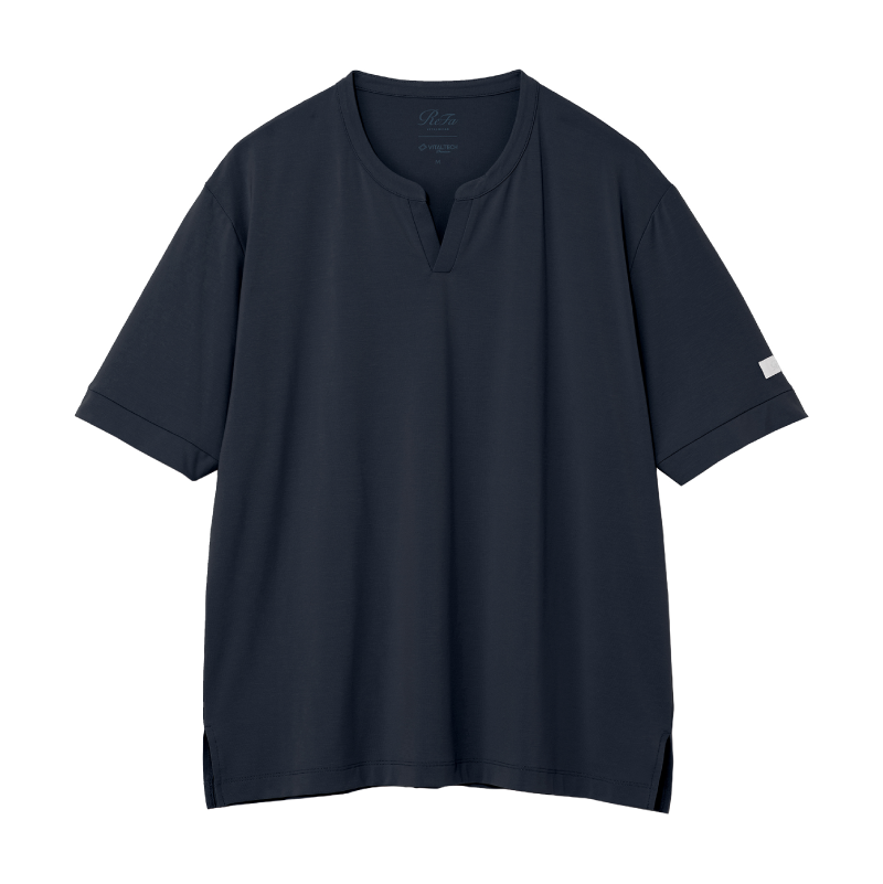 リファバイタルテック ストレッチスムース ショートスリーブプルオーバー/MEN