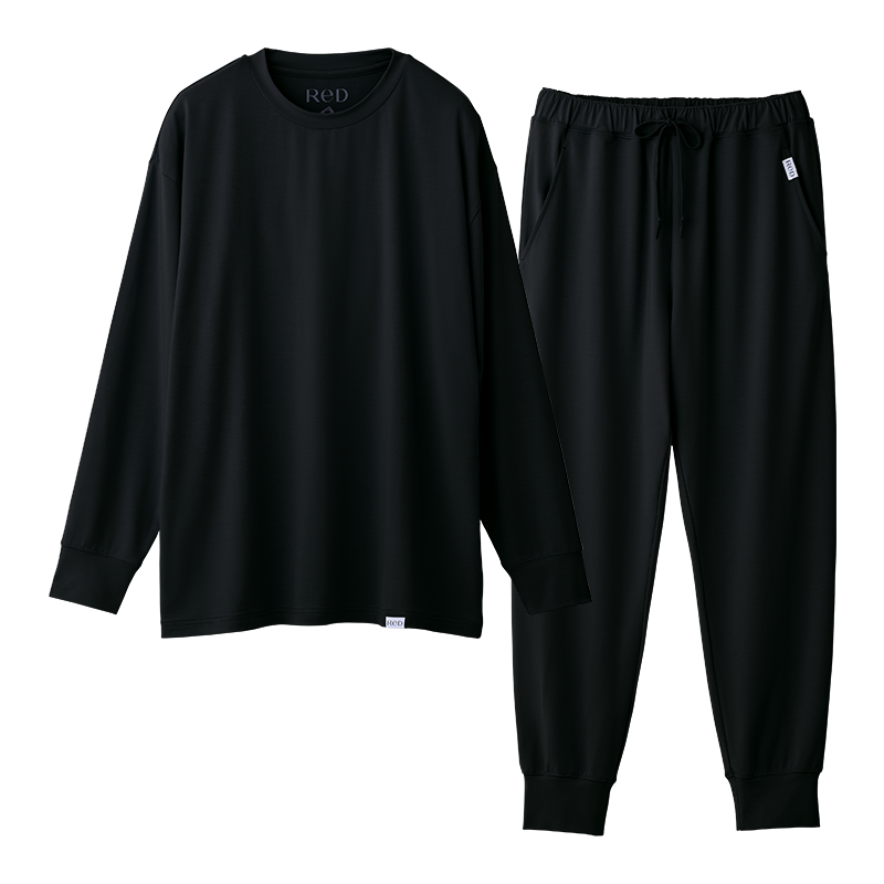 【男女兼用】ReD スリープ プルオーバー長袖＆ジョガーパンツセット