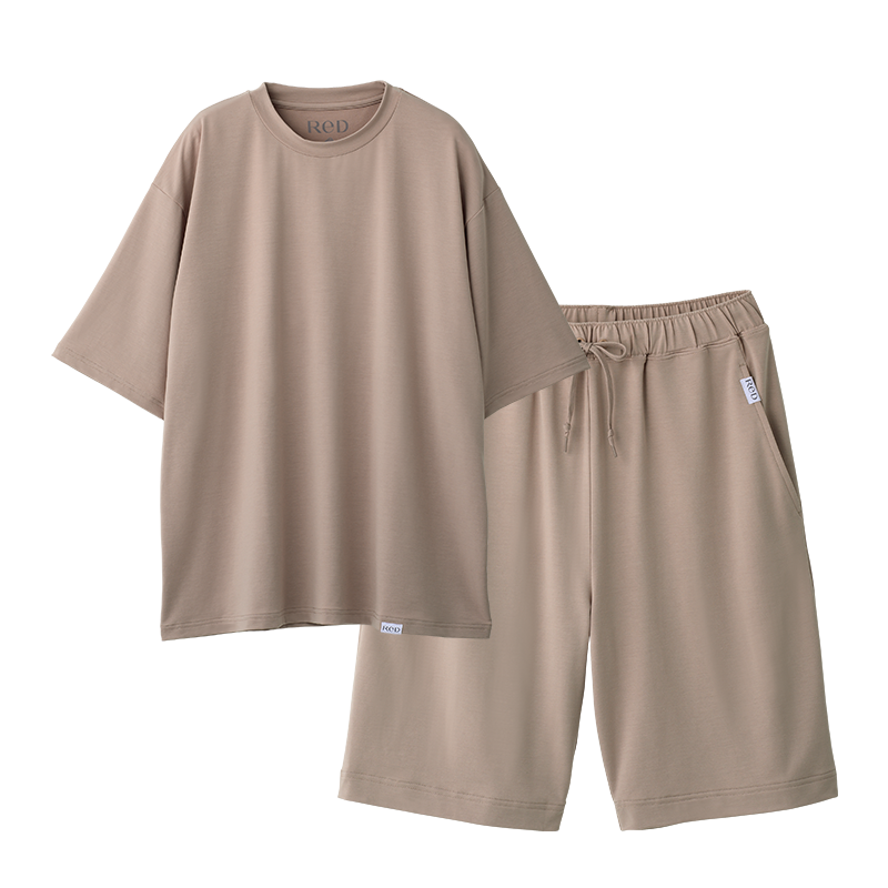 【男女兼用】ReD スリープ プルオーバー半袖＆ショートパンツセット