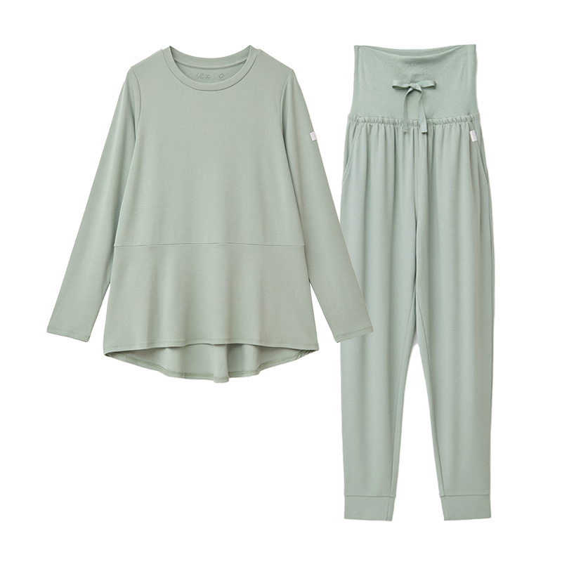 リファ モイストスムース ロングスリーブプルオーバー＋モイストスムース ジョガーパンツ /WOMEN