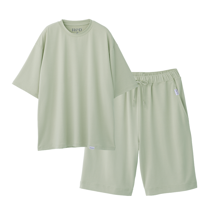 【男女兼用】ReD スリープ プルオーバー半袖＆ショートパンツセット