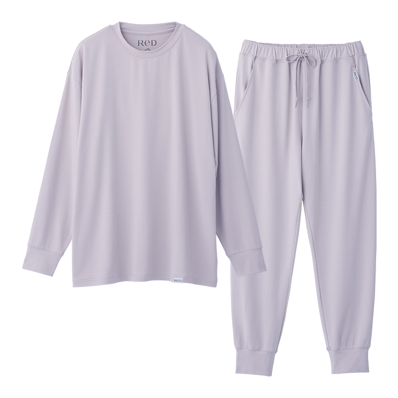 【男女兼用】ReD スリープ プルオーバー長袖＆ジョガーパンツセット