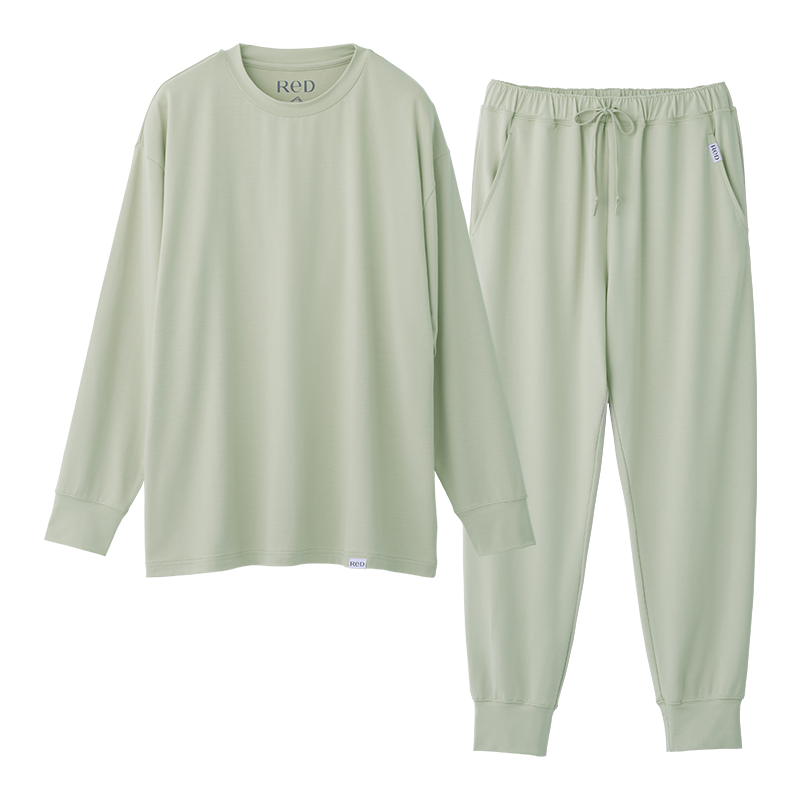 【男女兼用】ReD スリープ プルオーバー長袖＆ジョガーパンツセット